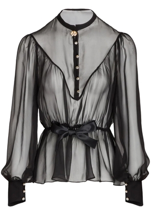 Giambattista Valli silk blouse - Black