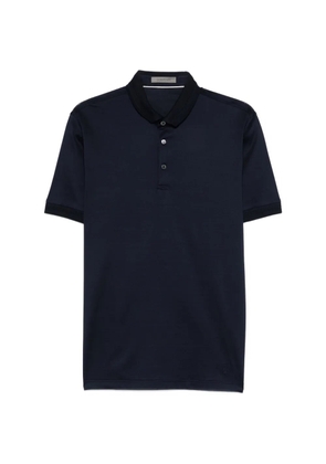 Corneliani jersey polo shirt - Blue