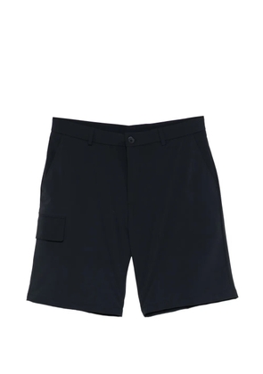 Manuel Ritz logo-patch belt-loop shorts - Blue