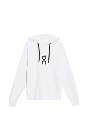On Club drawstring hoodie - White