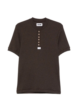 Magliano button-placket T-shirt - Brown