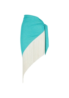 Alanui fringed sarong - Green
