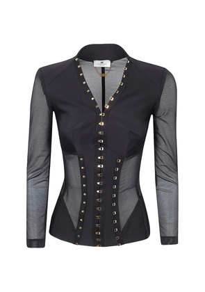 Elisabetta Franchi V-neck blouse - Black