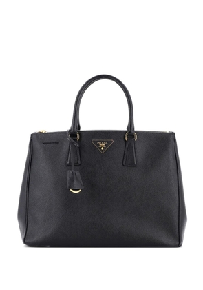 Prada Pre-Owned Double Zip Lux Saffiano Leather Large tote bag - Black