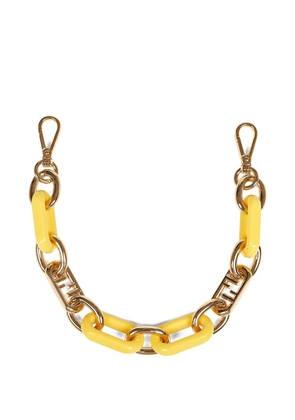 FENDI mini FF chain bag strap - Yellow