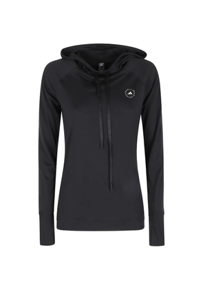 adidas logo-print hoodie - Black