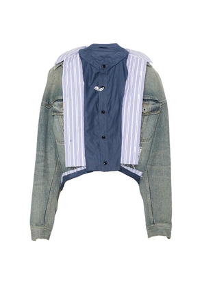 Maison MIHARA YASUHIRO buttoned jacket - Blue