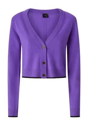 PINKO V-neck crop cardigan - Purple