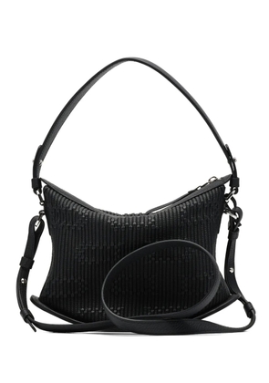 Delvaux Pin Swing textured shoulder bag - Black