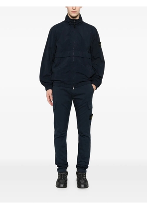 Stone Island logo-patch cargo pants - Blue