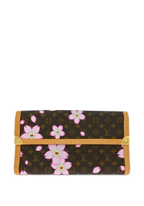Louis Vuitton Pre-Owned x Takashi Murakami 2003 Cherry-Blossom-print wallet - Brown