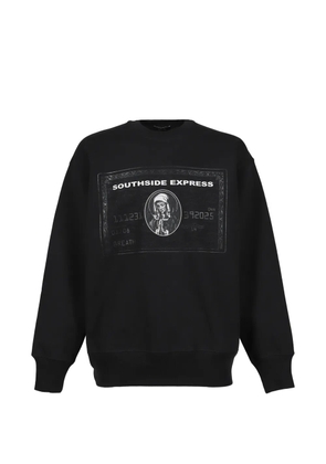 BREATH graphic crew-neck sweatshirt - Black