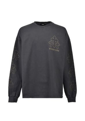 BREATH long-sleeve crew-neck T-shirt - Black