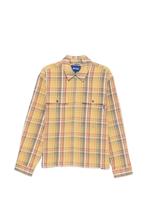 Awake NY Rivington buttoned checked shirt - Yellow