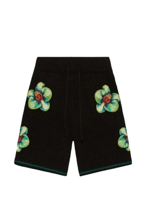 Casablanca floral shorts - Black