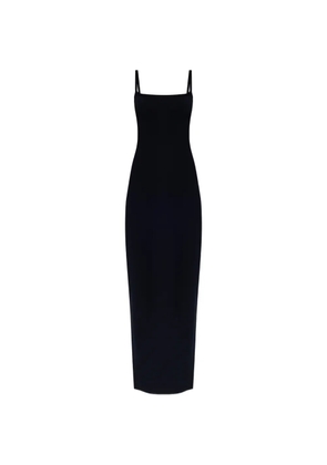 DSQUARED2 square-neck slit maxi dress - Black