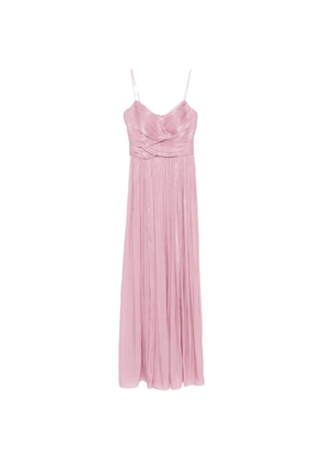 Costarellos Sireen pleated maxi dress - Pink