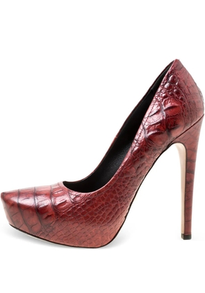 Prada Pre-Owned leather heeled pumps - Red