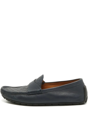 Gucci Pre-Owned Guccissima loafers - Blue