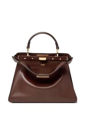 FENDI small Peekaboo ISeeU tote bag - Brown