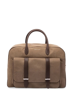 Orciani Jones Safari duffle bag - Neutrals