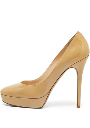 Jimmy Choo Pre-Owned platform stiletto pumps - Neutrals