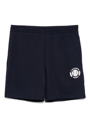 Lacoste 3D-print fleece shorts - Blue