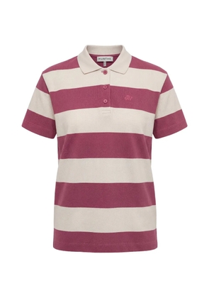 MUNTHE striped polo top - Pink
