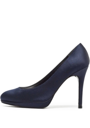 Stuart Weitzman pre-owned 120mm satin-finish platform pumps - Blue