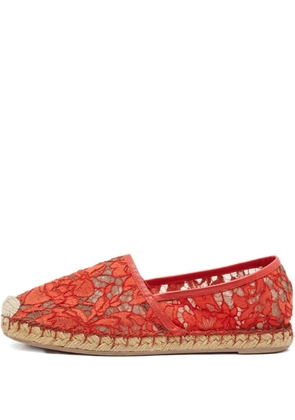 Valentino Garavani Pre-Owned 2023 lace espadrilles - Red