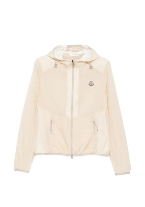 Moncler Edasic logo-patch jacket - Neutrals