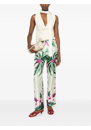 F.R.S For Restless Sleepers floral-print trousers - Green