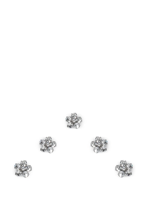 Jennifer Behr Violet flower hair magnets - Silver