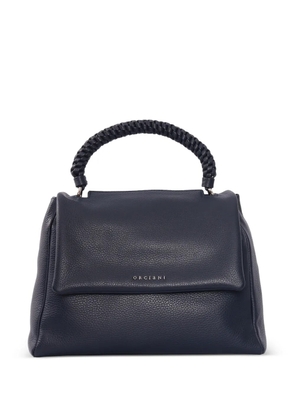 Orciani medium Sveva Sense Scooby braided-handle tote bag - Black