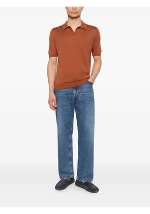 Tagliatore Keith V-neck T-shirt - Brown