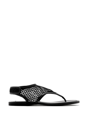 Senso Nika fishnet strap sandals - Black