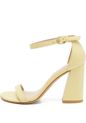 Stuart Weitzman 90mm block-heel sandals - Yellow