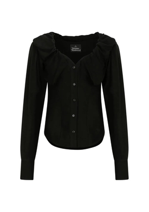 Vivienne Westwood Kendall ruffled buttoned shirt - Black