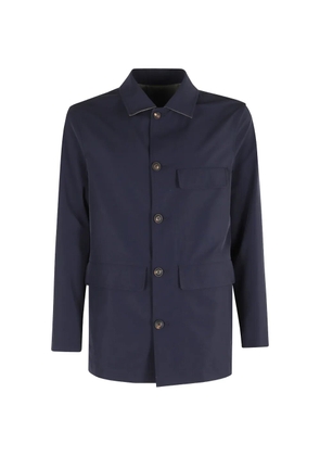 Kired reversible flap-pocket jacket - Blue