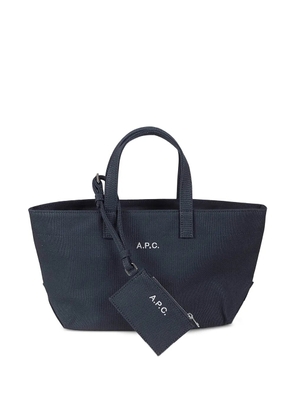 A.P.C. small Le Drummer tote bag - Blue