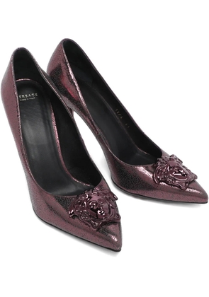 Versace Pre-Owned Medusa pointed-toe pumps - Purple