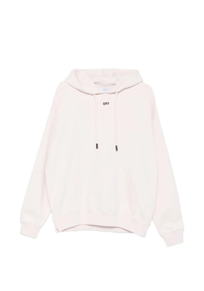 Off-White graphic hoodie - Pink