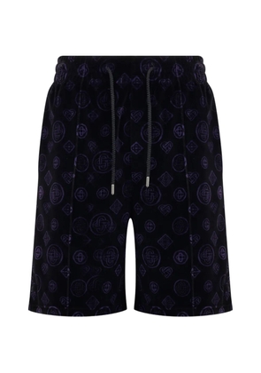 Casablanca monogram-pattern shorts - Black