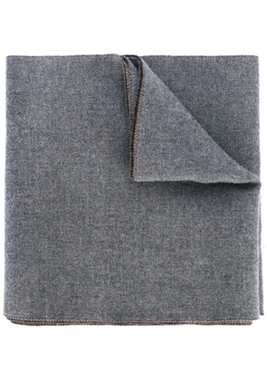 Gucci classic knit scarf - Grey