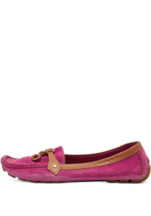 Louis Vuitton Pre-Owned suede loafers - Pink