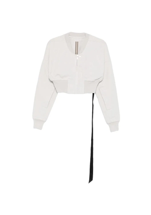 Rick Owens DRKSHDW zip-up bomber jacket - Neutrals