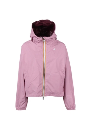 K-Way Laurette double hooded jacket - Pink