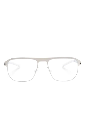 Mykita Lorenzo rectangle-frame glasses - Silver