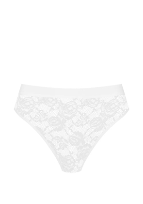 Maison Close Flashback high-waisted thong - White
