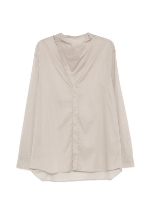 Rick Owens Island V-neck shirt - Neutrals